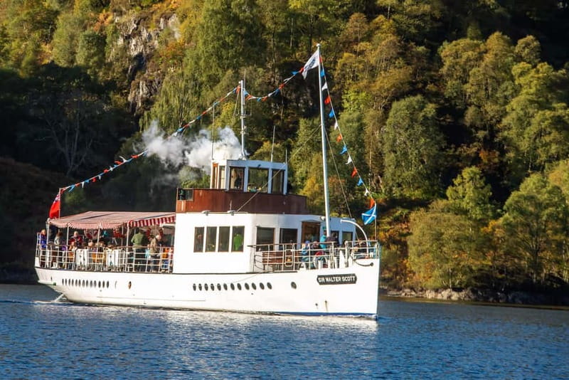 Loch Katrine – National Park Scenic Steamship Cruise - Sailing toward Stronachlachar