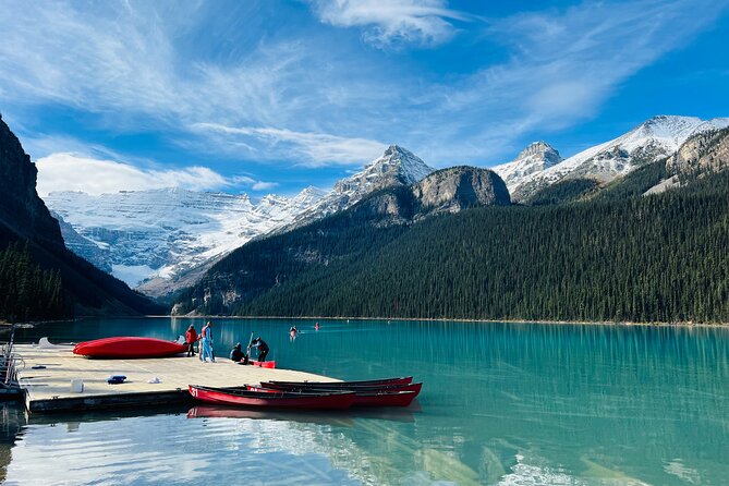 Louise,Moraine/Johnston Canyon,Emerald ,Banff(optional:Gondola) - Banff Avenue and optional mountain-top views