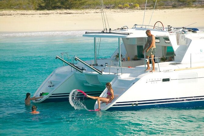 Luxury catamaran from Porto Rafael-Palau to the Maddalena Archipelago - Leaving Punta Sardegna for Spargi