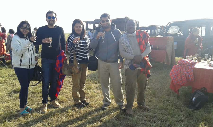 Maasai Mara: Hot Air Balloon Safari & Champagne Breakfast - Sunrise above the Maasai Mara