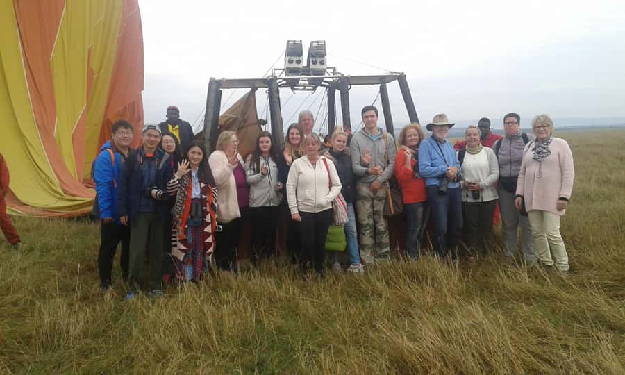 Maasai Mara: Hot Air Balloon Safari & Champagne Breakfast - A short game drive before breakfast