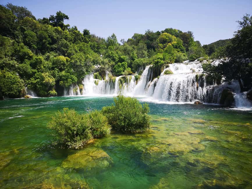 Makarska: Krka National Park Day Trip with Šibenik Visit - Krka’s waterfalls are the reason to go