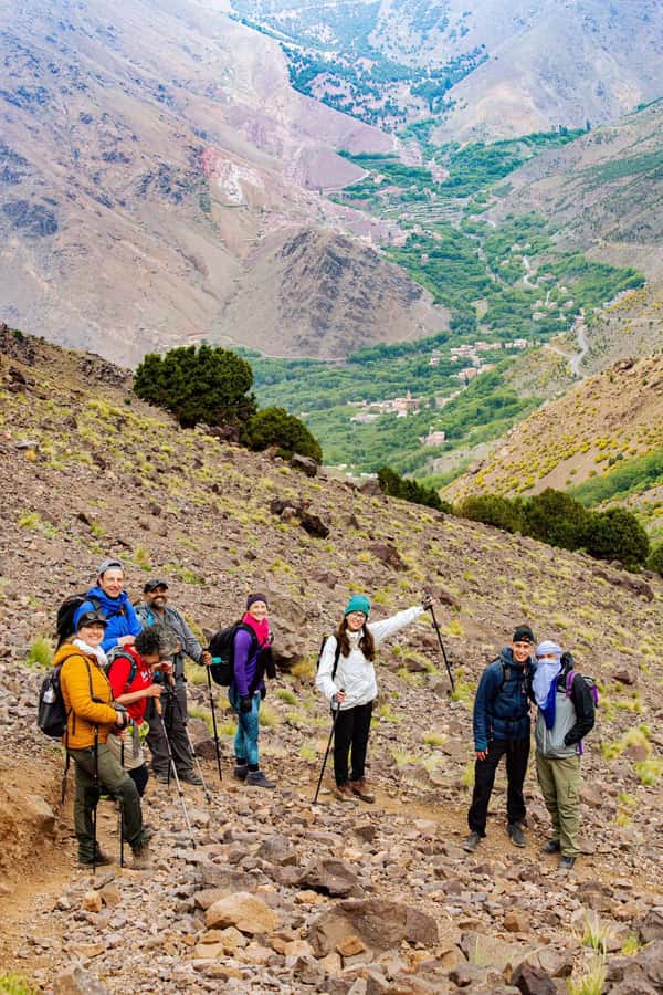 Marrakesh: 2-Day Mt. Toubkal Trek with 1-Night Stay & Meals - Day one: Imlil, Aremd, and Sidi Chamarouch