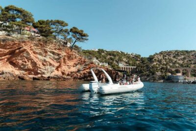 Marseille: Côte Bleue Calanques Boat Tour with Swimming