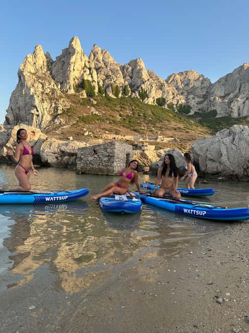 Marseille: stand-up paddle tour - discover the calanques - Paddling out from Les Goudes