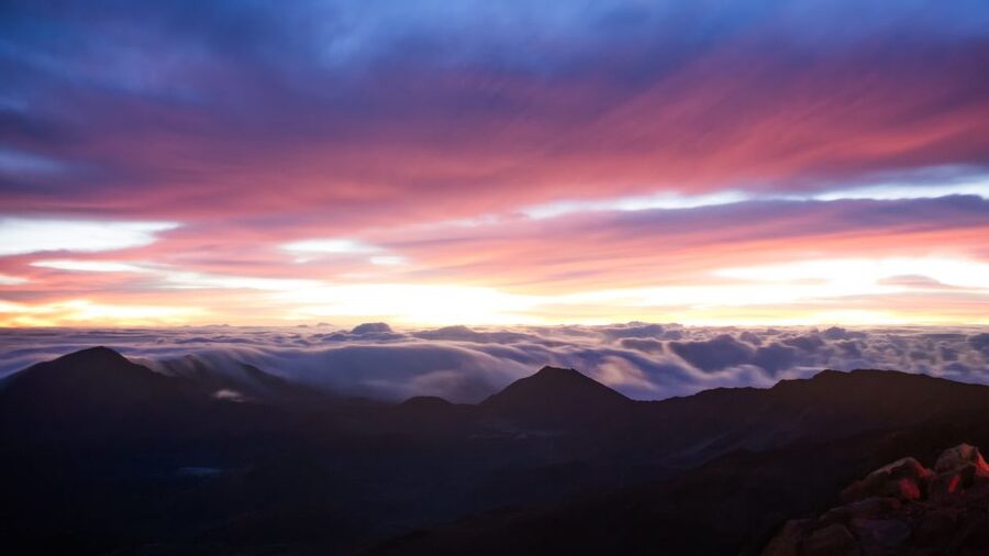 Maui: Haleakala National Park Sunrise Tour - The sunrise itself, with weather kept in perspective