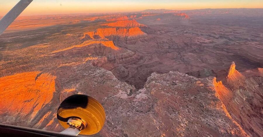 Moab: Canyonlands National Park Airplane Tour - The Needles District and its colorful spires