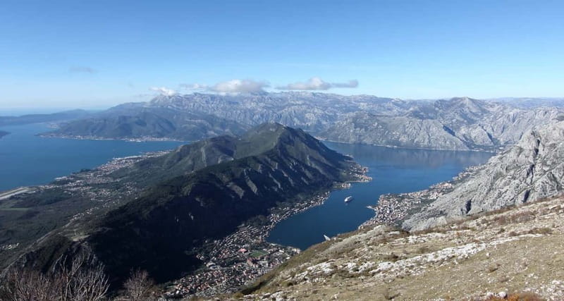 Montenegro: Full-Day Tour to Lovcen National Park & More - The cable car above Kotor Bay