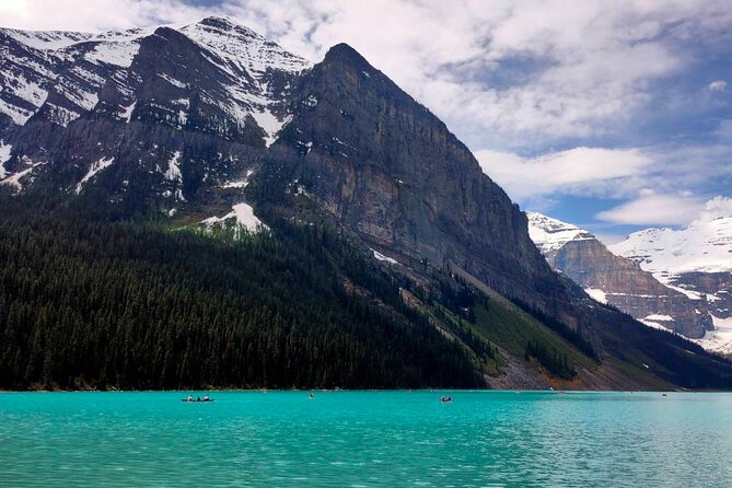Moraine Lake Lake Louise Emerald Lake Banff Town & Natural Bridge - Natural Bridge shows the power of the Kicking Horse River