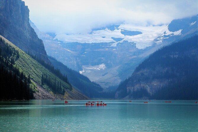 Moraine Lake, Lake Louise Johnston Canyon Banff National Park - Johnston Canyon and the winter ice walk