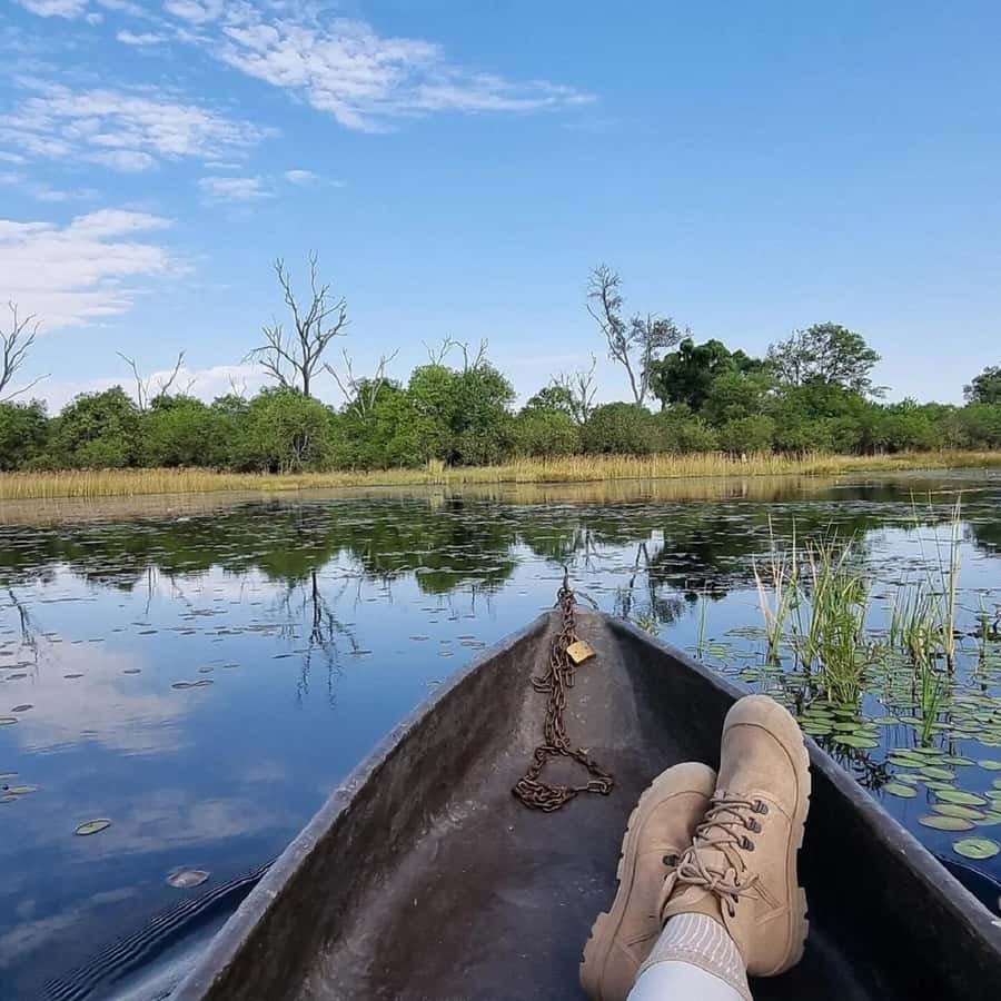 Okavango Delta: Full-Day Mokoro/Canoe Tour All-Inclusive - Your first ride in a one-tree mokoro