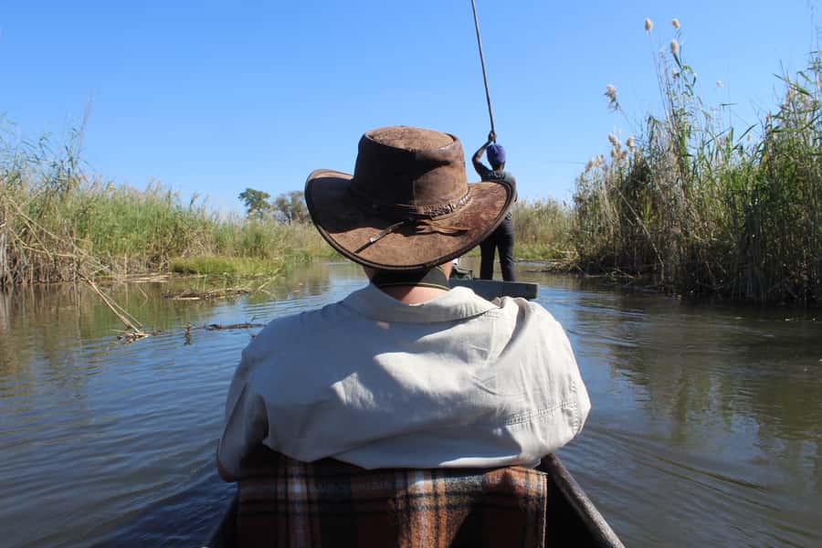 Okavango Delta: Mokoro Day Tour - The quiet stretch at Boro Mokoro Station