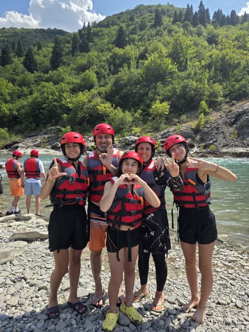 Permet: Kayak Experience - Vjosa River National Park Albania - Mountain views, rock walls, and local nature stories