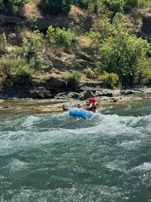 Permet: River Tubing/Rafting at Vjosa National Park - The two-hour scenic section and riverside pause