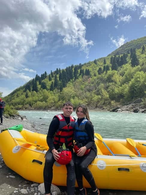 Permet: Vjosa River National Park Guided Rafting Tour - Starting at the GoRaft base camp