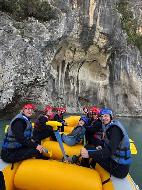 Permet: Vjosa River National Park Guided Rafting Tour - A calm final stretch and return to base