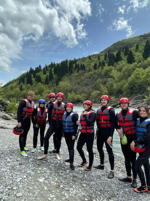 Permet: Vjosa River National Park Guided Rafting Tour - What to wear and what to leave behind