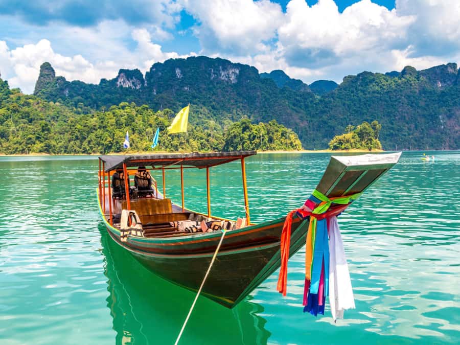 Phuket: Hong Island Lagoon and Lao Lading Island Speed Boat - Entering Hong Lagoon
