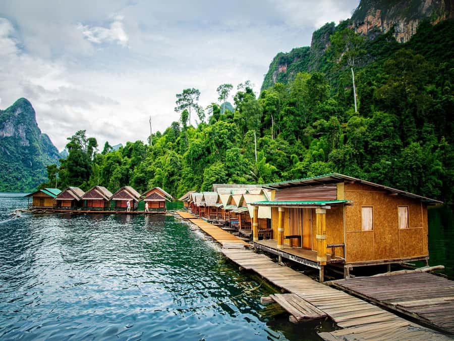 Phuket: Khao Sok and Cheow Lan Lake Tour with Lunch - Cheow Lan Lake by long-tail boat