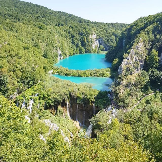 Plitvice Lakes National Park: Walking, Boat, and Train Tour - Crossing Kozjak Lake by panoramic boat