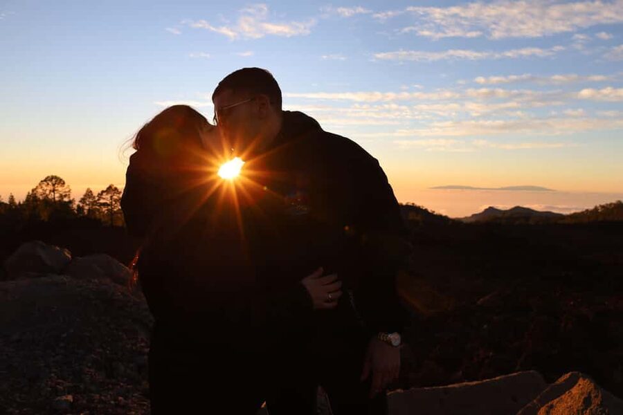 Puerto de la Cruz: Quad Sunset Volcano Teide National Park - Riding from Puerto de la Cruz toward Teide