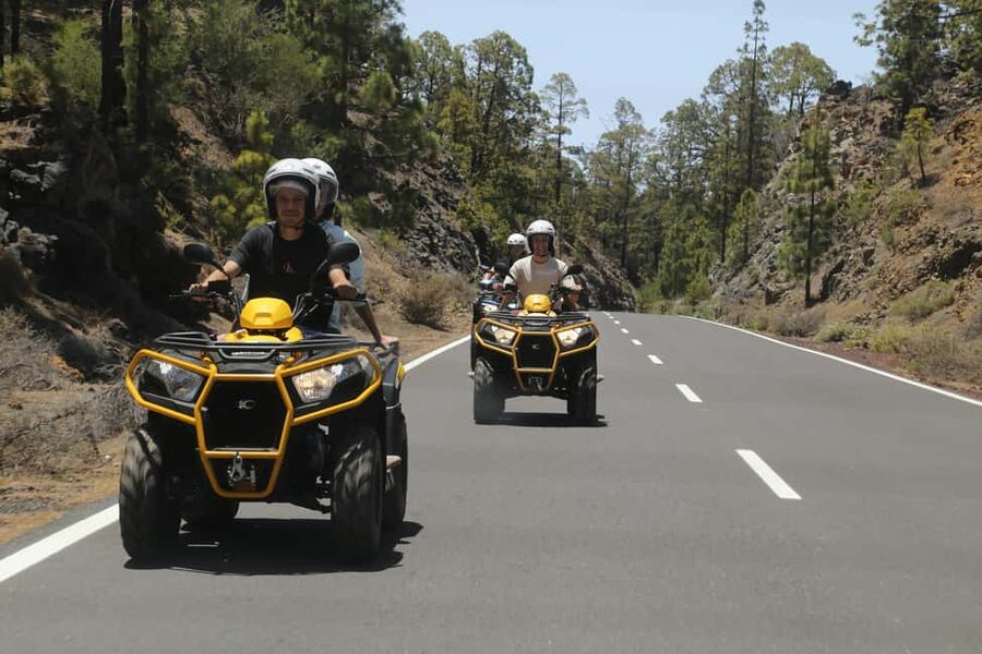 Puerto de la Cruz: Quad Sunset Volcano Teide National Park - El Portillo and the final approach to Teide