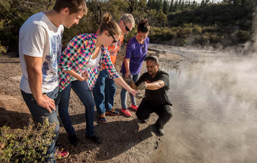 Rotorua: Hell's Gate Geothermal Walk - Māori carving adds a welcome cultural layer