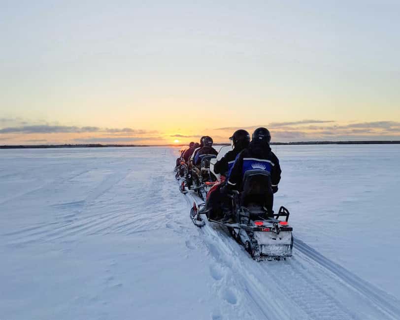 Rovaniemi: Snowmobile Safari into the Wilderness - Leaving Rovaniemi for Apukka Resort