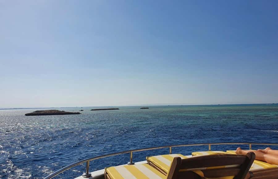 Sharm el-Sheikh: Premium Ras Mohammed & White Island Cruise - The return across the Red Sea