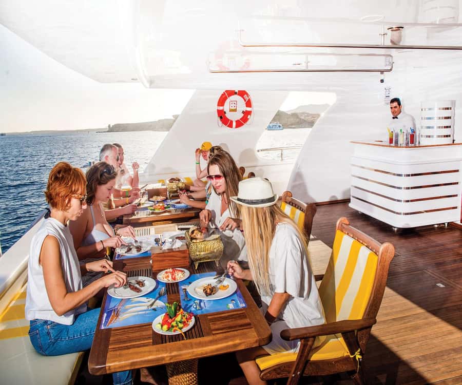 Sharm el-Sheikh: Ras Mohammed Elite VIP Cruise and BBQ Lunch - From Sharm El Sheikh to the marina