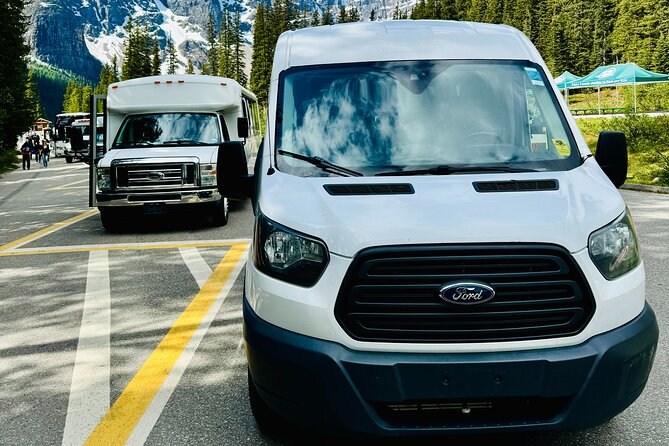 Shuttle Bus 2way BANFF to Lake louise & Moraine lake(1 hour each) - Small shuttle comfort and group size