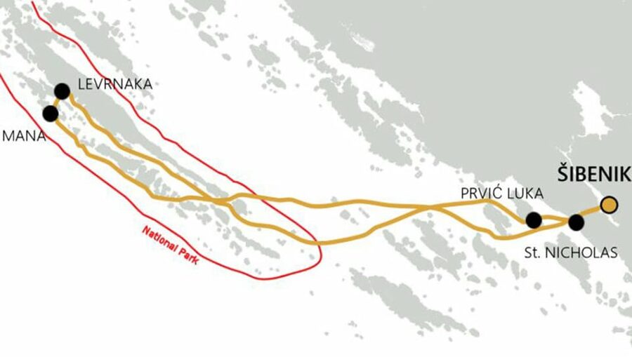 Sibenik: Full-Day Kornati National Park Boat Tour - Returning through the inner Kornati islands