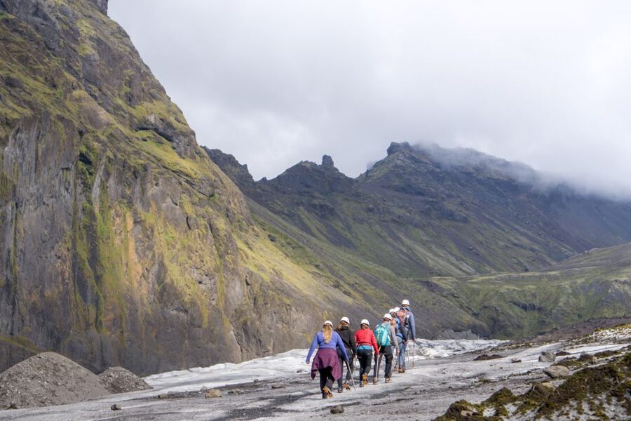 Skaftafell: Extra Small Group Glacier Adventure - The return trip is easier, but still requires care