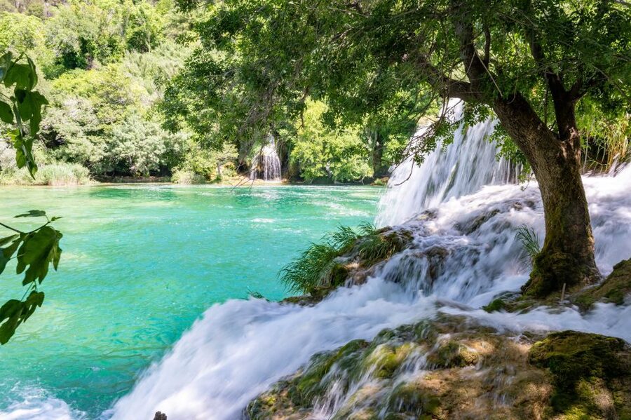 Split: Krka Waterfalls Guided Day Trip with Swim & Boat Tour - Swimming at Skradin