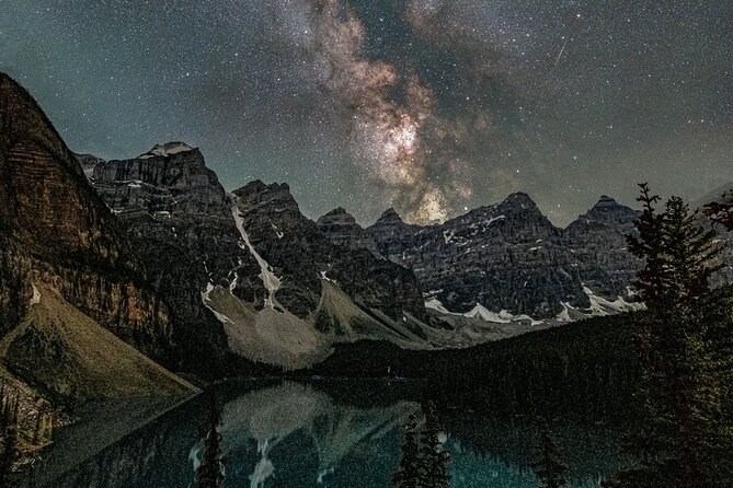 Sunset at Moraine Lake & Stargazing Tour from Canmore/Banff - The Bow Valley Parkway and Morant’s Curve