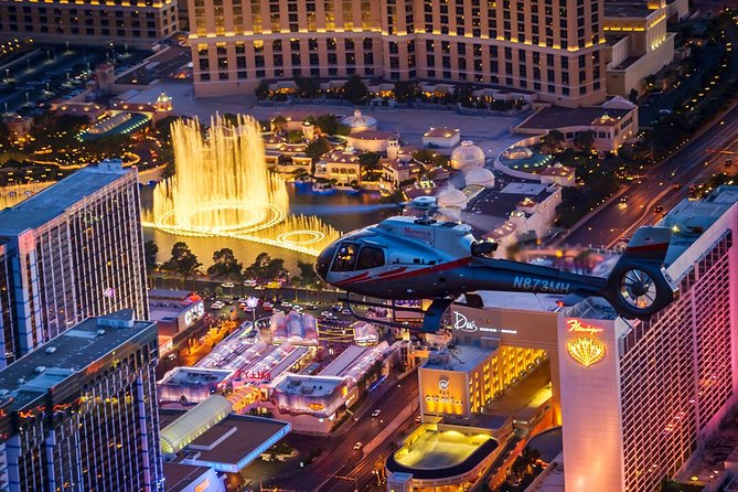 Sunset Grand Canyon Helicopter Tour from Las Vegas - The flight over Lake Las Vegas, Lake Mead, and Hoover Dam
