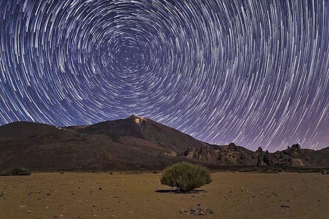 Teide National Park Sunset & Stargazing with Dinner (Star Safari) - Montaña Samara and the sunset above the clouds