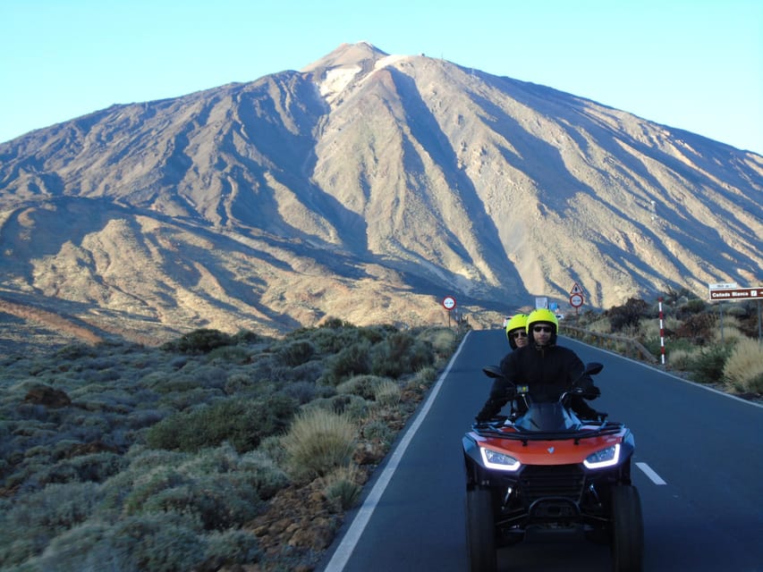 Tenerife: Guided Quad Bike Tour to Teide National Park - The return route and possible sunset