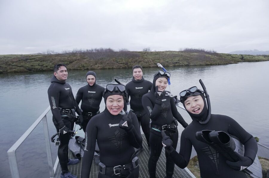 Thingvellir: Silfra Freedive Adevnture with a Guide - Getting ready in the 7mm wetsuit