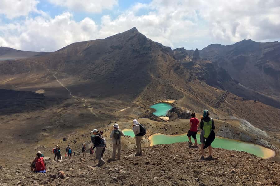 Tongariro Alpine Crossing: Round-Trip Shuttle Service - Mangatepopo to the volcanic high country