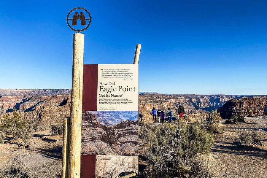 Vegas: Grand Canyon, Hoover Dam, Lunch/Skywalk Options, WiFi - Guano Point is the highlight