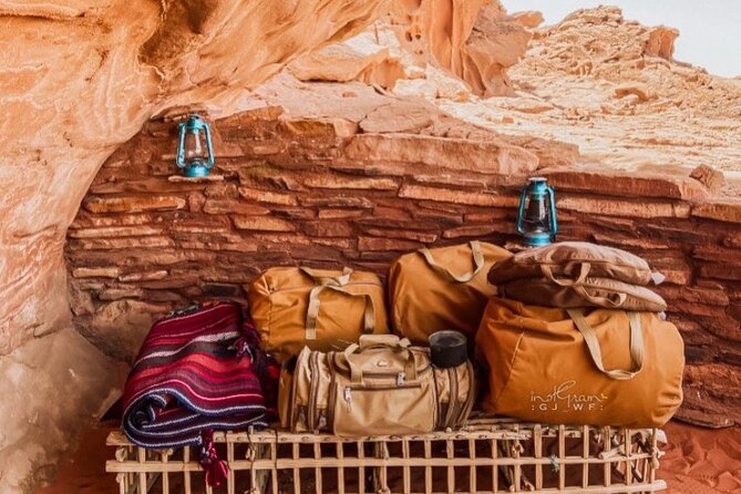 Wadi Rum Cave Camping with Jeep Tour - Sunset at the cave and a Bedouin dinner