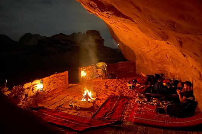 Wadi Rum Cave Camping with Jeep Tour - The afternoon jeep route, from spring to canyon