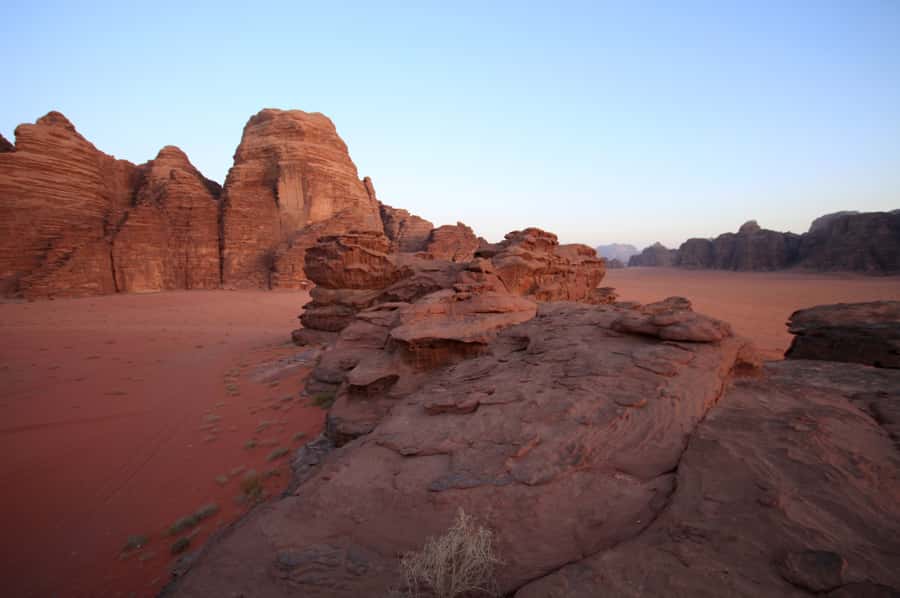 Wadi Rum: Explore 10-Hour Jeep Tour Pass, Guide, Meal & Stay - Bedouin dinner, tea, and an evening by the fire
