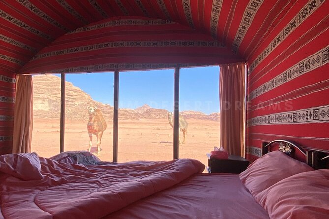 Wadi Rum Full Day Jeep Tour + Overnight & Dinner in Bedouin Camp - Sunset tea and the overnight camp