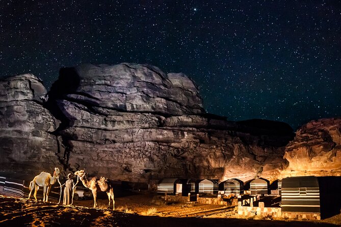 Wadi Rum Jeep Tour & Camp; Overnight - Jebel Khazali and the story in the rock