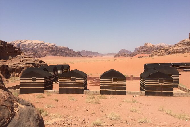 Wadi Rum Jeep Tour & Camp; Overnight - Abu Kas.haba Canyon and Burdah Rock Bridge