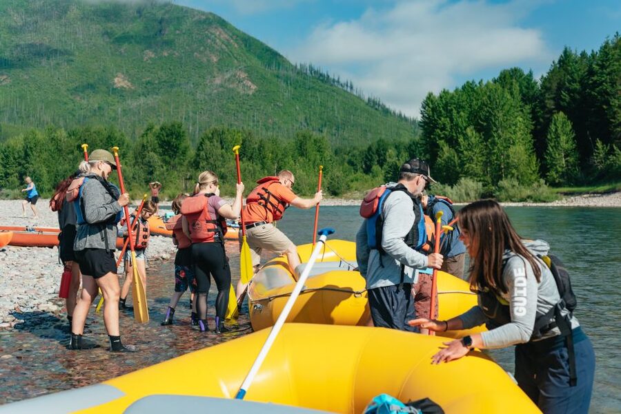 West Glacier: Glacier National Park Scenic Raft Trip - Two hours on the Middle Fork Flathead River