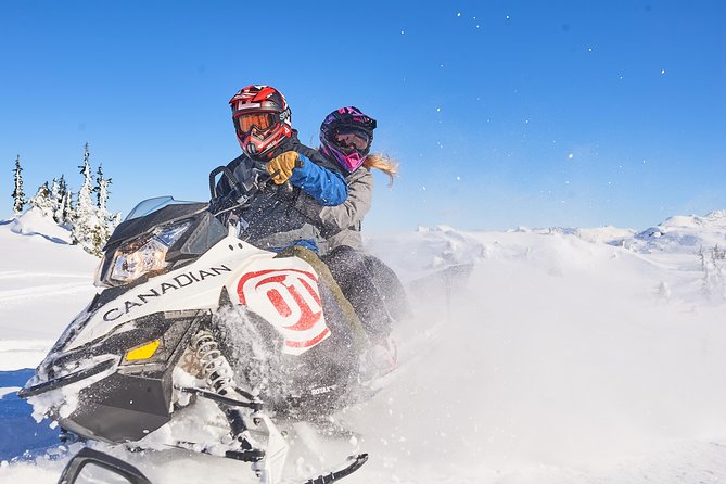 Whistler Wilderness Run Snowmobile Tour - Leaving Whistler Village for the backcountry