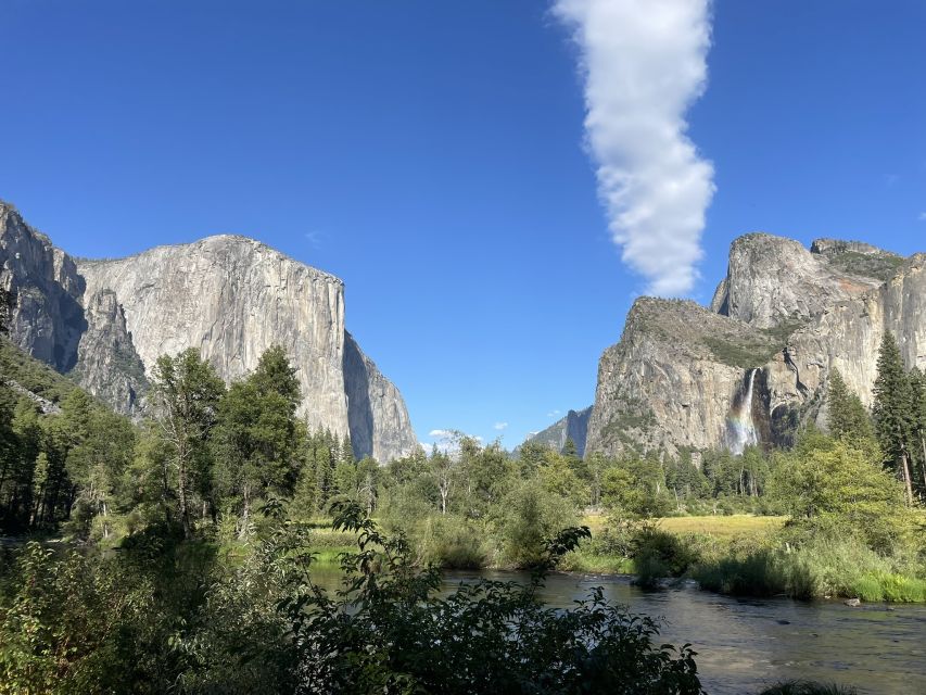 Yosemite, Giant Sequoias, Private Tour from San Francisco - Swinging Bridge and the Merced River view